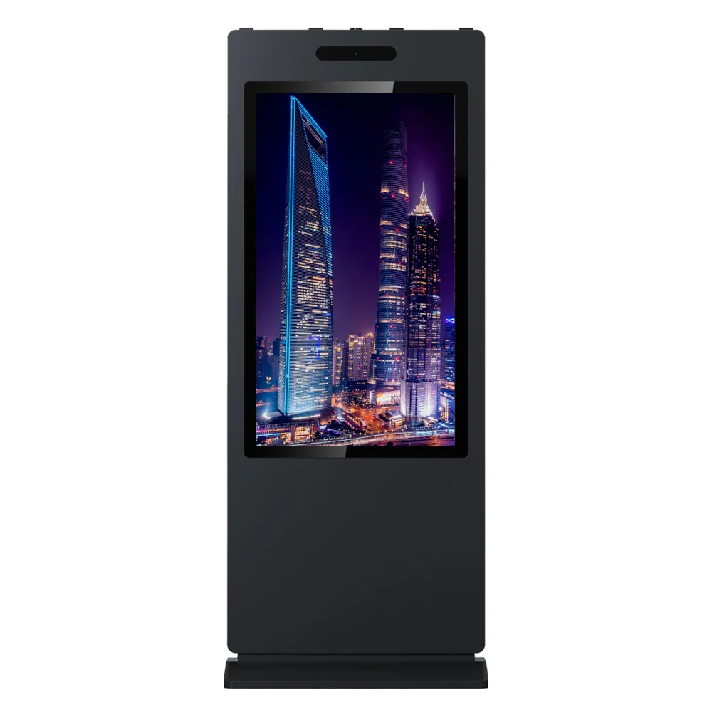 Totem Multimediale Monofacciale Digital Signage con monitor 55″ per Esterno